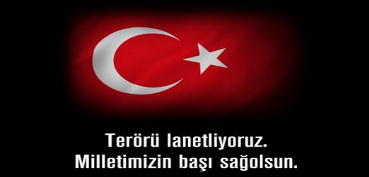 Terörü Lanetliyoruz